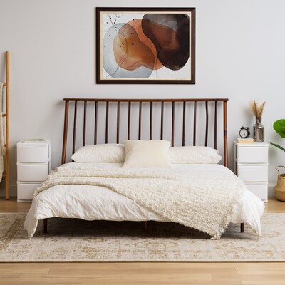 Iris Stackable Narrow Chest, 3 Drawer, White, 2/Pack (540011)