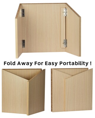 AdirOffice 19" Tabletop Lectern, Medium Oak (661-05-MEO-PKG)