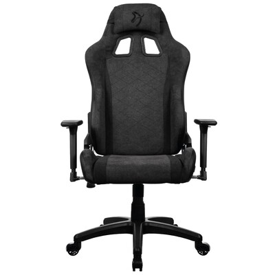 Arozzi Avanti Soft Fabric Ergonomic Racing Gaming Chair, Dark Grey (AVANTI-SFB-DG)