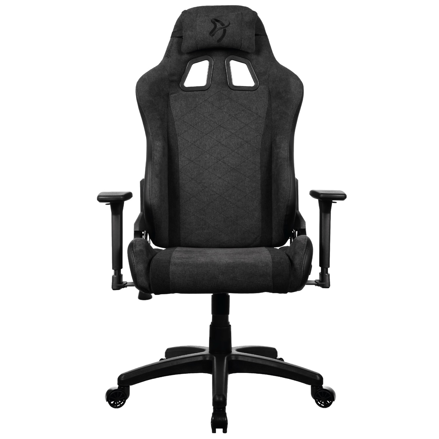 Arozzi Avanti Soft Fabric Ergonomic Racing Gaming Chair, Dark Grey (AVANTI-SFB-DG)