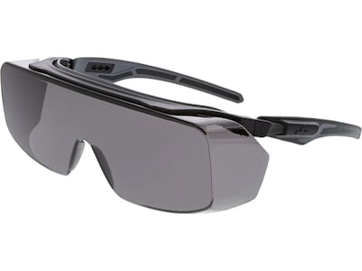 MCR Safety Klondike OTG Anti-Fog Safety Glasses, Over the Glasses, Gray Lens (OG212PF)