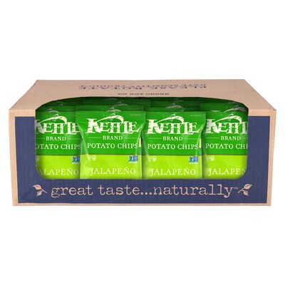 Kettle Brand Gluten Free Jalapeno Potato Chips, 1.5 oz., 24/Box (220-02569)