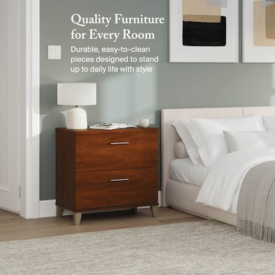 Bush Furniture Somerset Lateral File Cabinet, Hansen Cherry (WC81780)