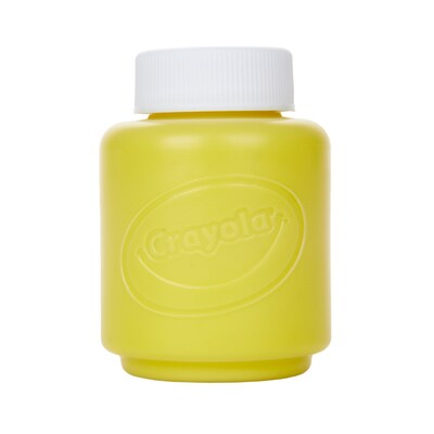 Crayola Washable Kid's Paint, Yellow, 2 oz., 12/Bundle (BIN542834-12)