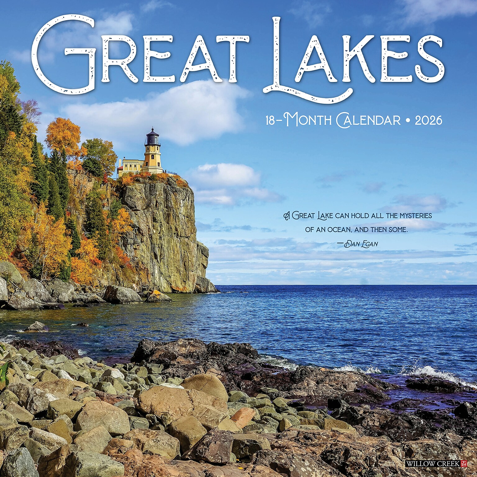 2026 Willow Creek Great Lakes 12 x 12 Monthly Wall Calendar (51368)