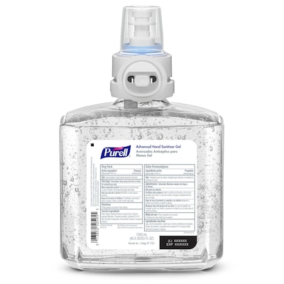 PURELL® Healthcare Advanced Gel Hand Sanitizer Refill for ES8 Dispenser, 1200 mL, 2/CT (7763-02)