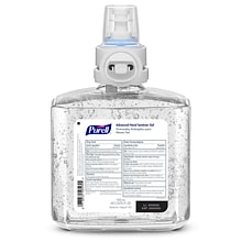 PURELL® Healthcare Advanced Gel Hand Sanitizer Refill for ES8 Dispenser, 1200 mL, 2/CT (7763-02)