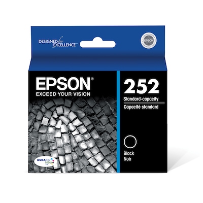 Epson T252 Black Standard Yield Ink Cartridge   (EPST252120S)