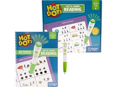 Educational Insights Hot Dots Let's Learn Reading Workbook Set (2447)