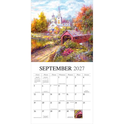 2027 BrownTrout Bygone Days 12" x 12" Monthly Wall Calendar (9781773728858)