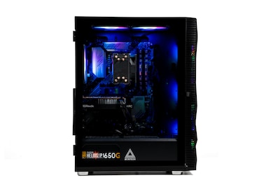 Skytech Storm Gaming Desktop, AMD Ryzen 5 5600G, 16GB RAM, 1TB SSD, Intel Arc A380 Graphics, Black