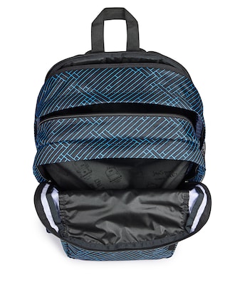 JanSport Big Student Laptop Compatible Backpack, Large, Blue Stripes (JS0A47JKA0E)