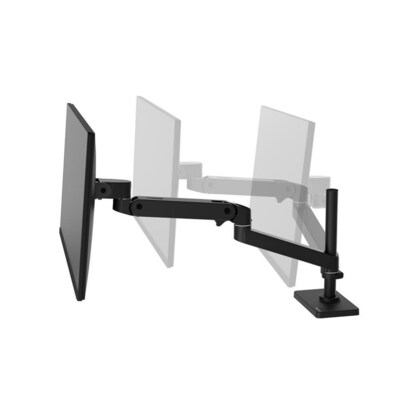 Ergotron LX Pro Adjustable Desk Mount Articulating Monitor Arm, Up to 34", Black (45-695-292)