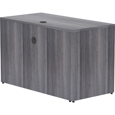 Lorell Essentials Series 48" Return Shell, Weathered Charcoal (LLR69554)