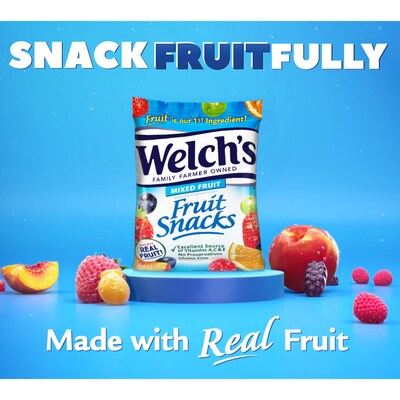 Welchs Gluten Free Mixed Fruit Snacks Gummies, 0.8 oz., 66/Box (PIM68868)