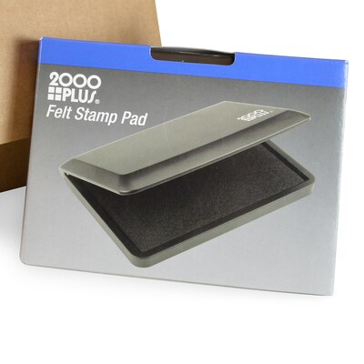 Carters Micropore Felt Stamp Pad, 2.75 x 4.27, Black Ink (21281)