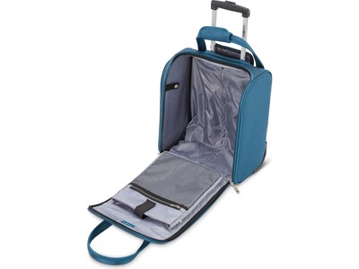Samsonite Ascella X Polyester Carry-On Luggage, Teal (131985-2824)