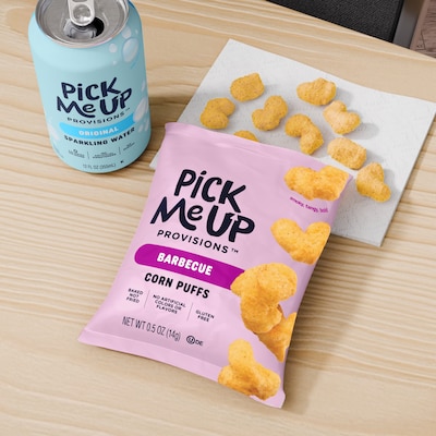 Pick Me Up Provisions™ Gluten Free Barbecue Corn Puffs, 0.5 oz., 36/Box (PM63577)