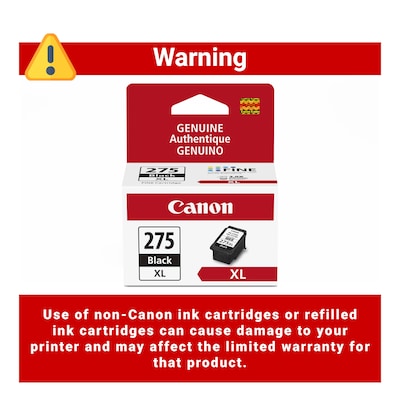 Canon PG-275 XL Black High Yield Ink Cartridge (4981C001)