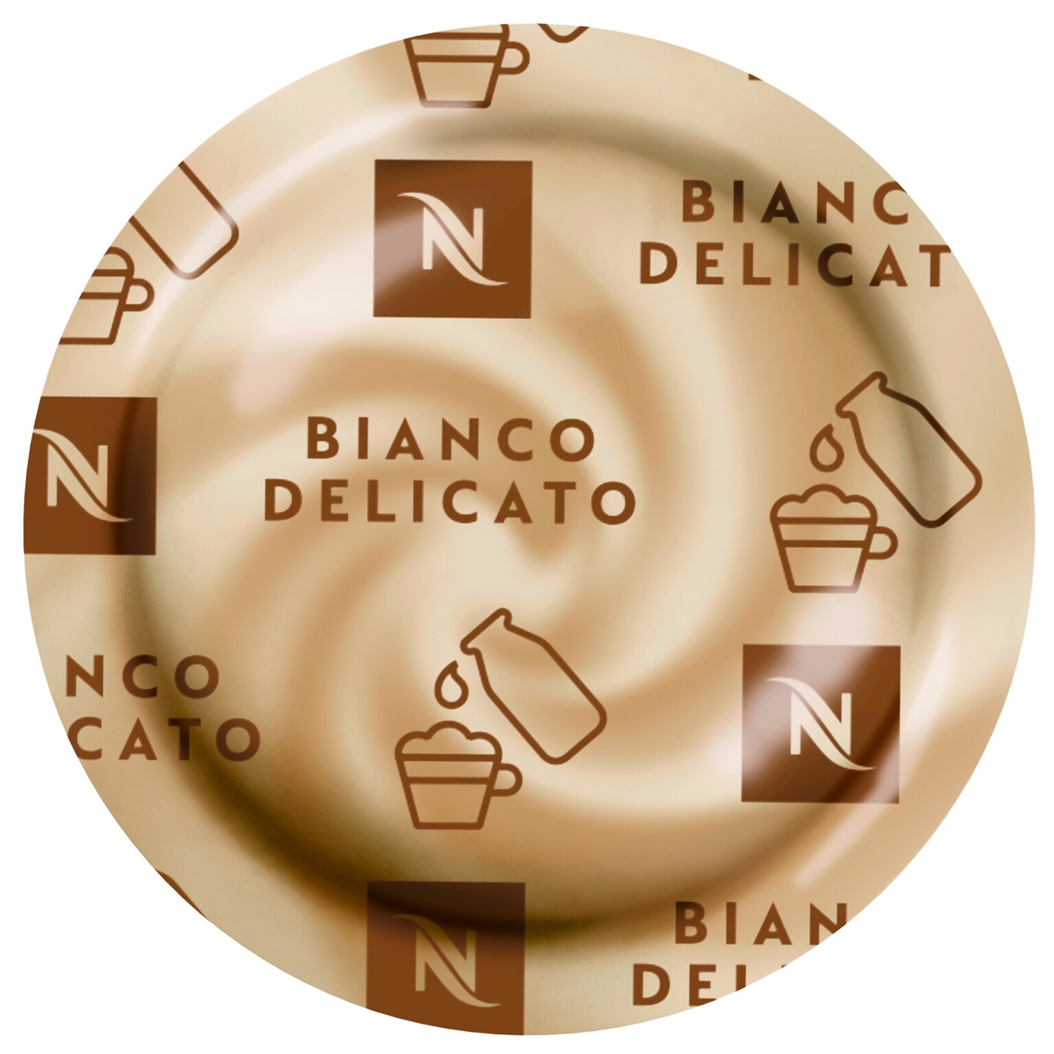 Nespresso Professional Bianco Delicato Coffee Nespresso Professional Capsules, Espresso Roast, 50/Pack (8784.84)