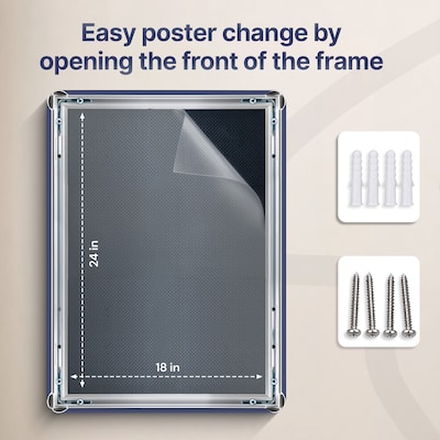 Seco Snap Frame, 11 x 17, Blue (SN1117)