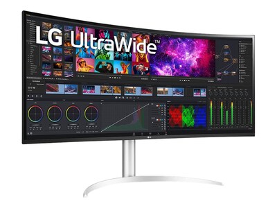 LG 39.7" Curved 4K Ultra HD LED Monitor (40BP95C-W)