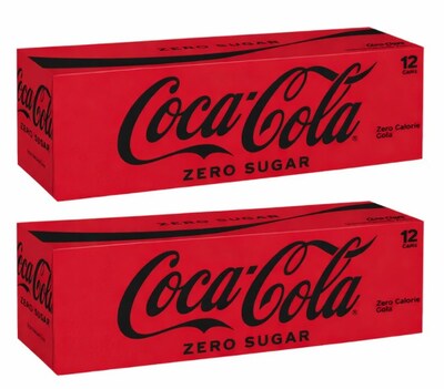Coca-Cola Zero Sugar Soda, 12 oz., 24/Carton (00049000042559)
