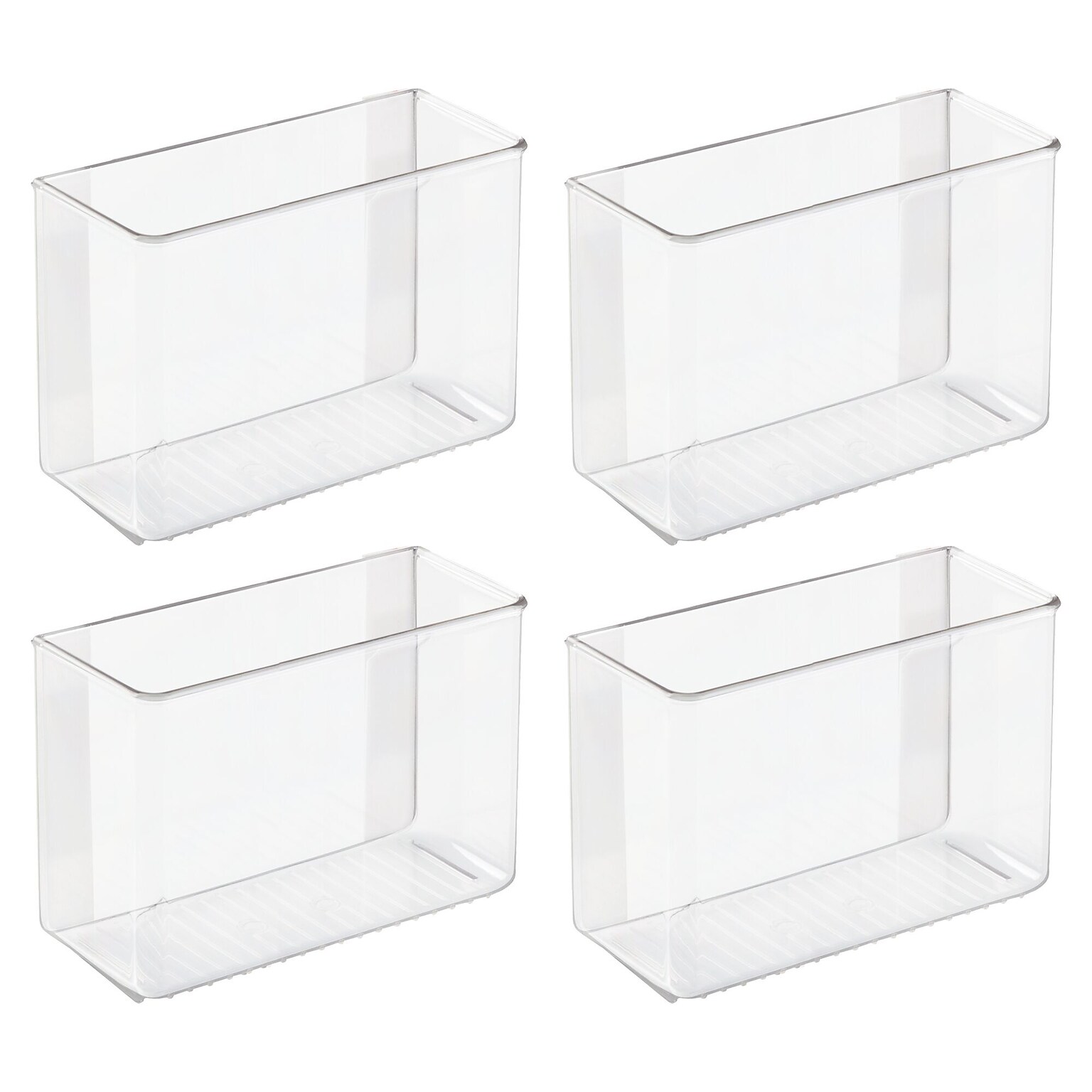 iDESIGN Adhesive Organizers, Clear, 4/Set (27835M4)