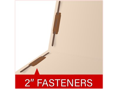 Medical Arts Press Reinforced End Tab File Folder, Letter-Size, Manila, 50/Box (S-01316)