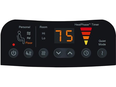 Honeywell HeatGenius 1500-Watt Portable Ceramic Electric Heater, Black (HCE840B)