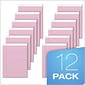 TOPS Prism+ Notepads, 8.5" x 11.75", Wide, Pink, 50 Sheets/Pad, 12 Pads/Pack (63150)