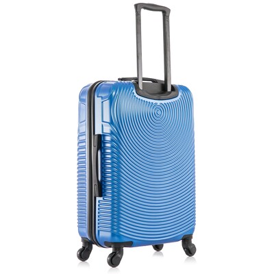 DUKAP Inception 25.98" Hardside Suitcase, 4-Wheeled Spinner, TSA Checkpoint Friendly, Blue (DKINC00M-BLU)