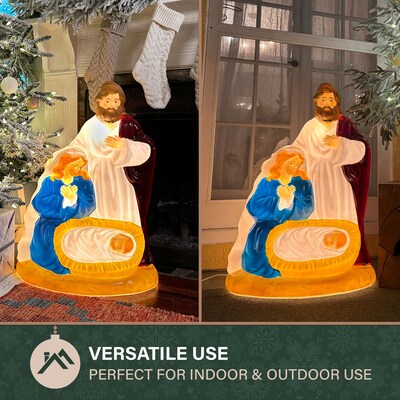 Fraser Hill Farm 32” Nativity Christmas Blow Mold (FFBM-1NAT-MLT)