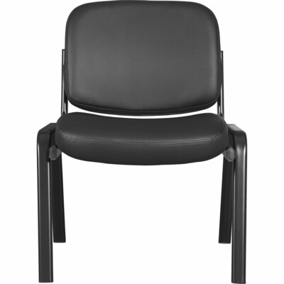 Lorell Deluxe Leather 4-Leg Guest Chair (LLR84595)