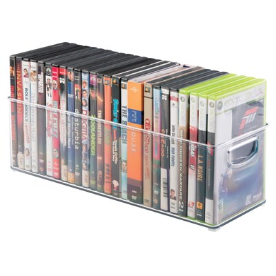 iDesign Plastic Stackable Pantry Bin - Storage Bin with Handles for Kitchen Organization- Ideal for Cabinets or Fridges