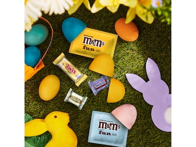 Mars Easter Basket Stuffers Milk Chocolate Candy Variety Bag, 46.3 oz., 120/Pieces (467626)