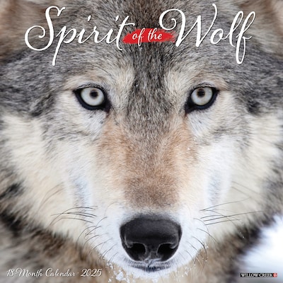 2025 Willow Creek Spirit of the Wolf 12 x 12 Monthly Wall Calendar (45008)