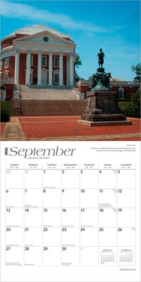 2026 BrownTrout Old Dominion Virginia Places 12" x 12" Monthly Wall Calendar (9798330704972)