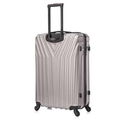 InUSA Vasty 30.31" Hardside Suitcase, 4-Wheeled Spinner, TSA Checkpoint Friendly, Grey (IUVAS00L-GRE)