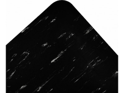 NoTrax Marble Sof-Tyle Anti-Fatigue Mat, 36" x 24", Black (470S2436BL)