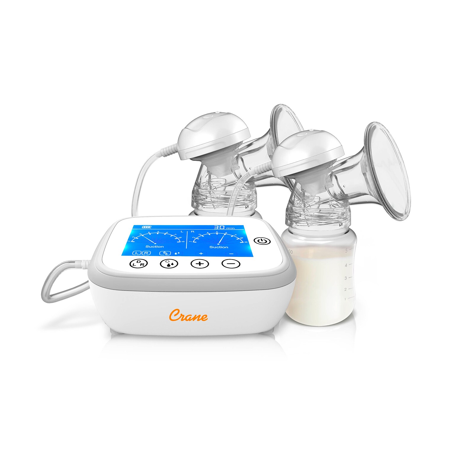 Crane Deluxe Cordless Breast Pump, Electric (EE-9003)