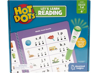 Educational Insights Hot Dots Lets Learn Reading Workbook Set (2447)