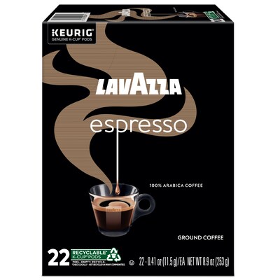 Lavazza Perfetto Espresso Coffee Keurig® K-Cup® Pods, Dark Roast, 88/Carton (6000CT)
