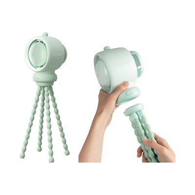 JisuLife Life2s Oscillating Clip Fan, Green (JLSTROLLERGREEN)