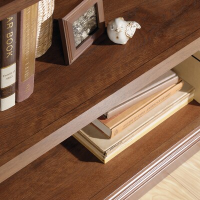 Sauder Select 30"H 2-Shelf Bookcase, Oiled Oak (420178)