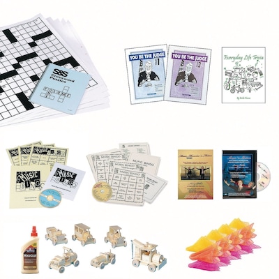 S&S Wooden Cars and Puzzles Kit (20127)