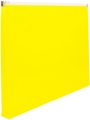 JAM Paper Premium Plastic Document File, Letter, Yellow, 3/Pack (218Z1YEX3)
