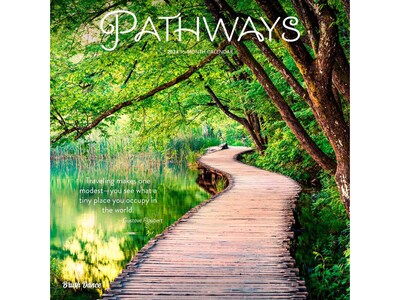 2024 BrownTrout Pathways 12 x 12 Monthly Wall Calendar (9781975470050)