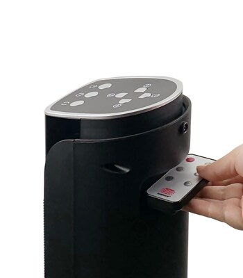 WarmWave 1500 Watt Portable Ceramic Electric Heater, Black (72016-WW)