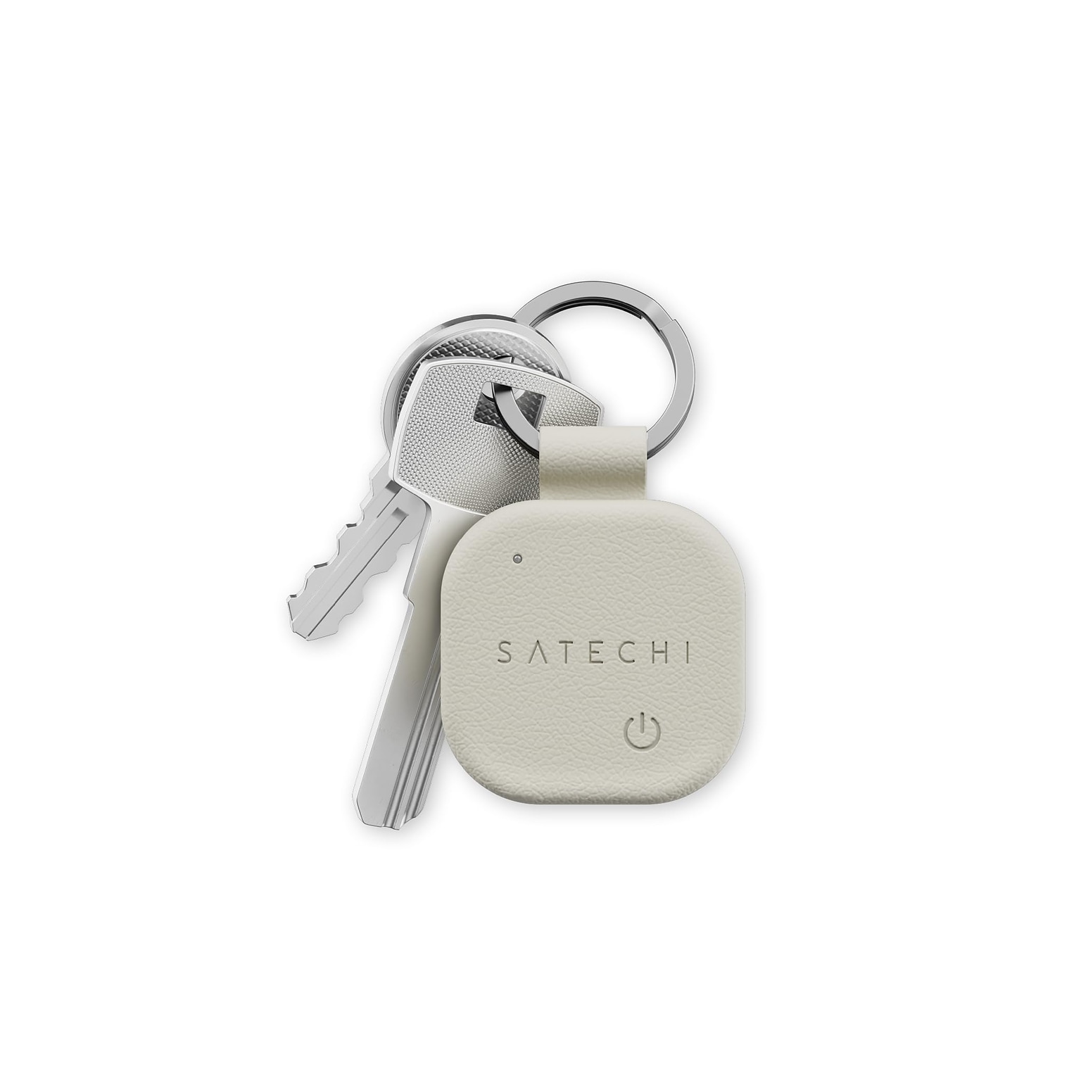 Satechi  Vegan-leather Findall Keychain, Sand (ST-LKCFW)